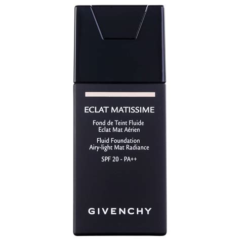 givenchy eclat matissime fluid foundation 4 mat beige|Givenchy Eclat Matissime Fluid Foundation SPF 20, 4 Mat Beige .